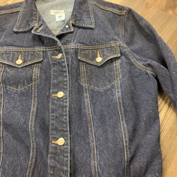 Evan Picone Vintage Women’s Denim Jacket Size XL - Picture 3 of 8
